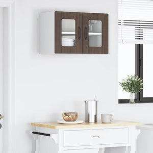 Köksskåp med hylla Brun Ek 60 x 31 x 40 cm Konstruerat trä