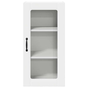 Köksskåp med hylla med dörr Vit 40 x 31 x 80 cm Konstruerat trä