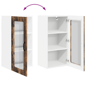 Köksskåp med hylla Rökt ek 40 x 31 x 80 cm Konstruerat trä