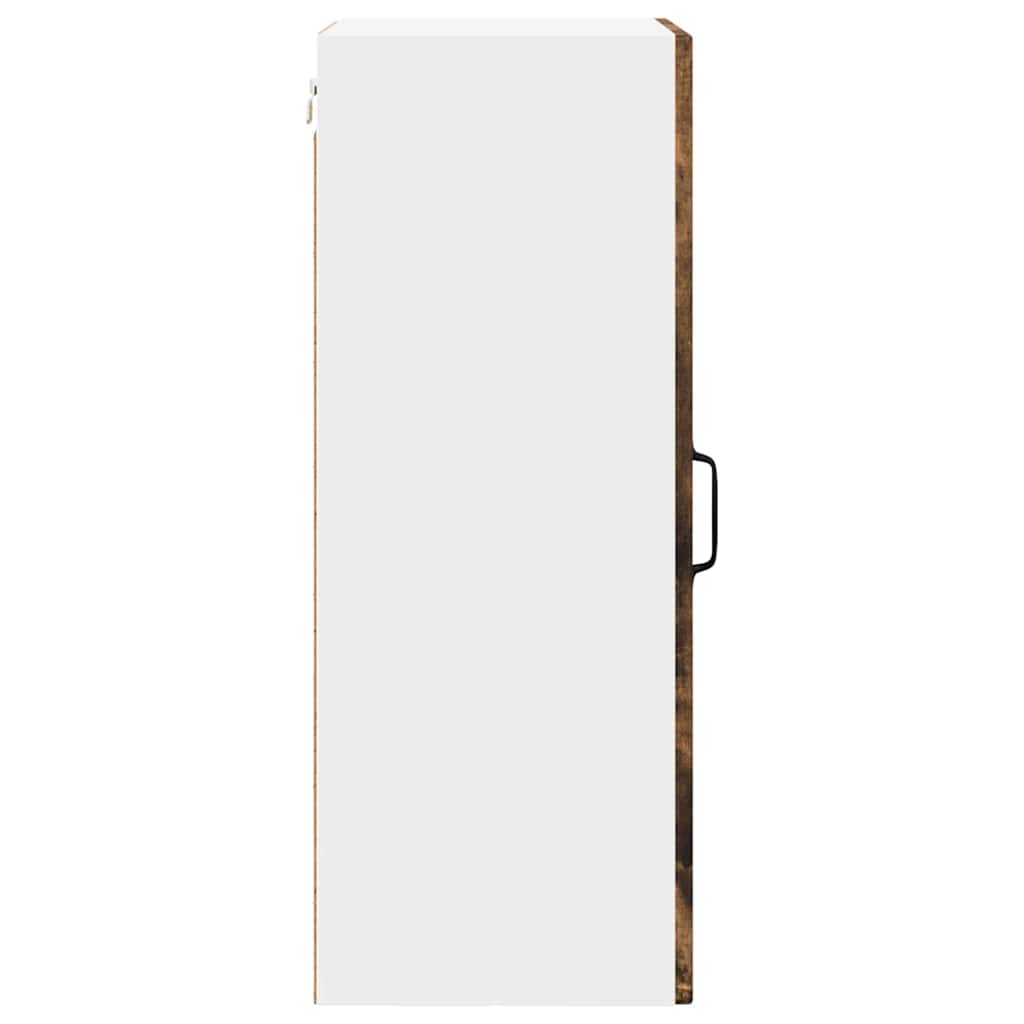 Köksskåp med dörr 2 pcs Rökt ek 40 x 31 x 80 cm Konstruerat trä