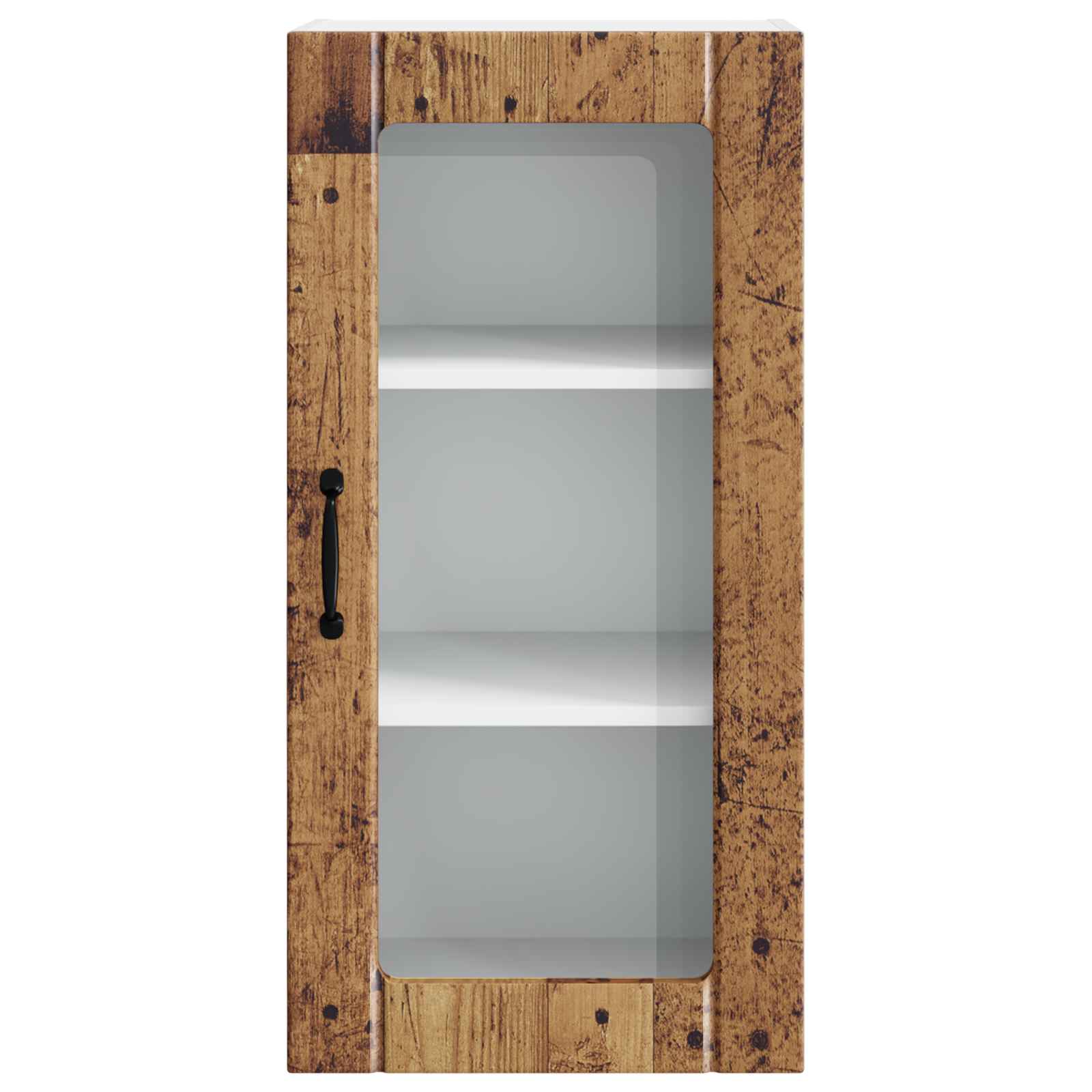 Köksskåp med hylla Gammalt trä 40 x 31 x 80 cm Konstruerat trä