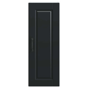 Köksskåp med hylla Svart 30 x 31 x 80 cm Konstruerat trä