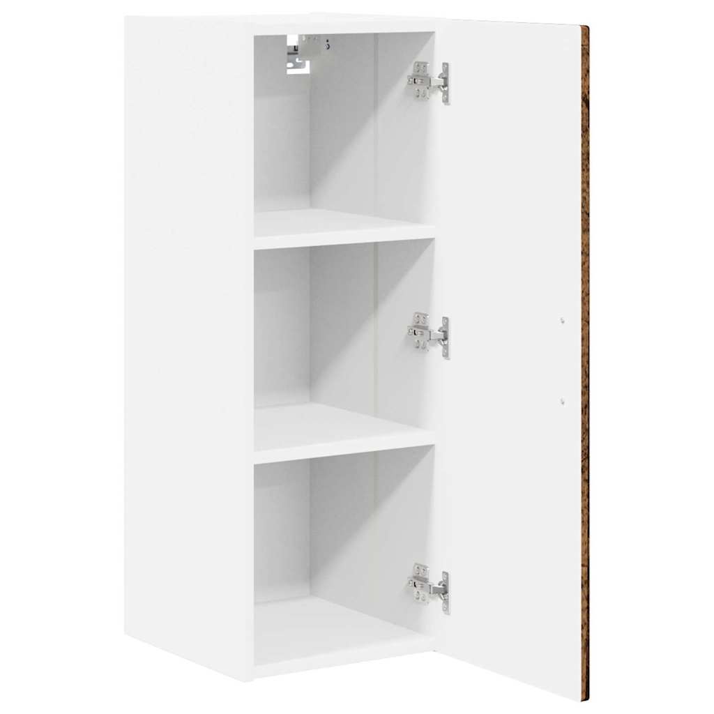 Köksskåp 2 pcs Gammalt trä 30 x 31 x 80 cm Konstruerat trä