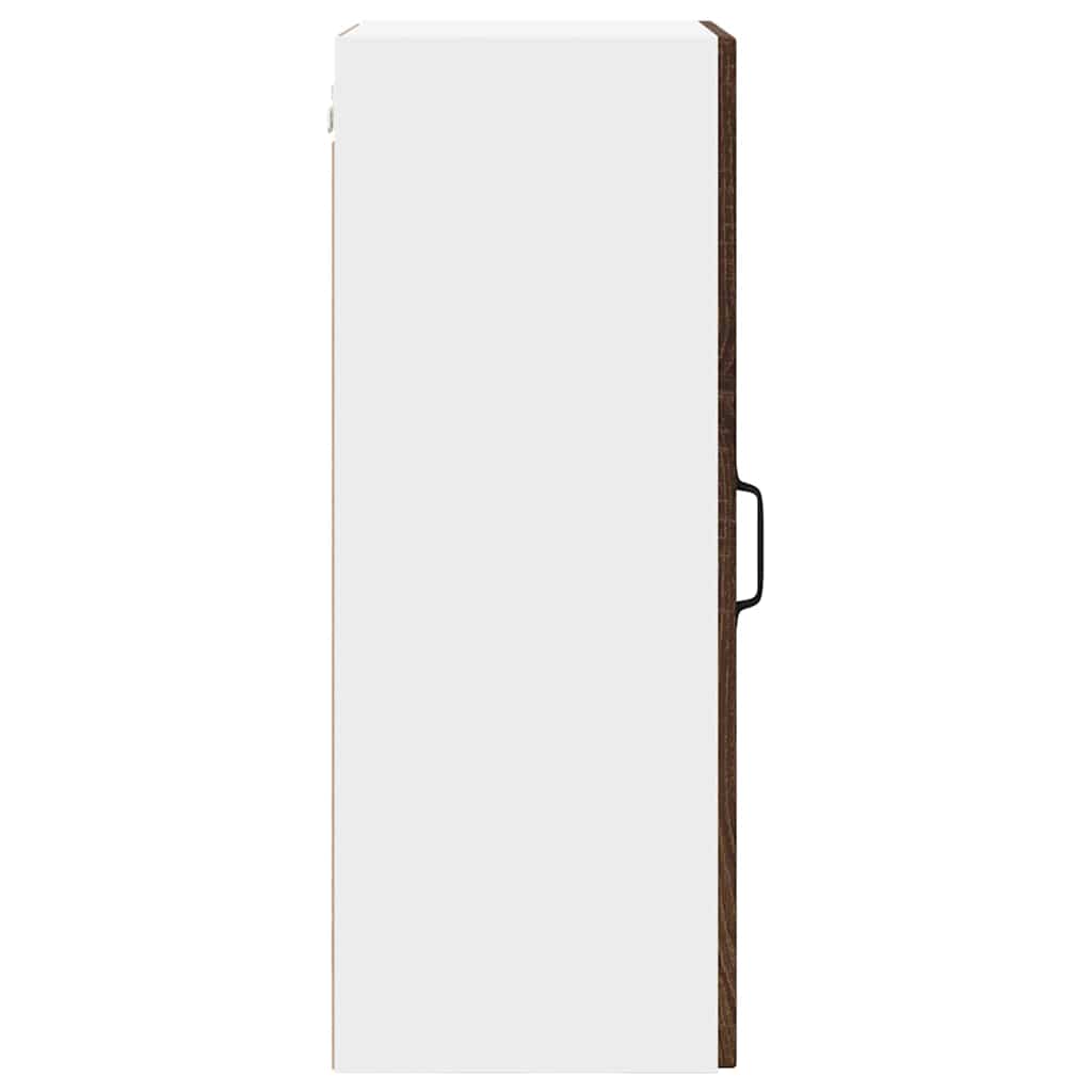 Köksskåp med hylla Brun Ek 40 x 31 x 80 cm Konstruerat trä