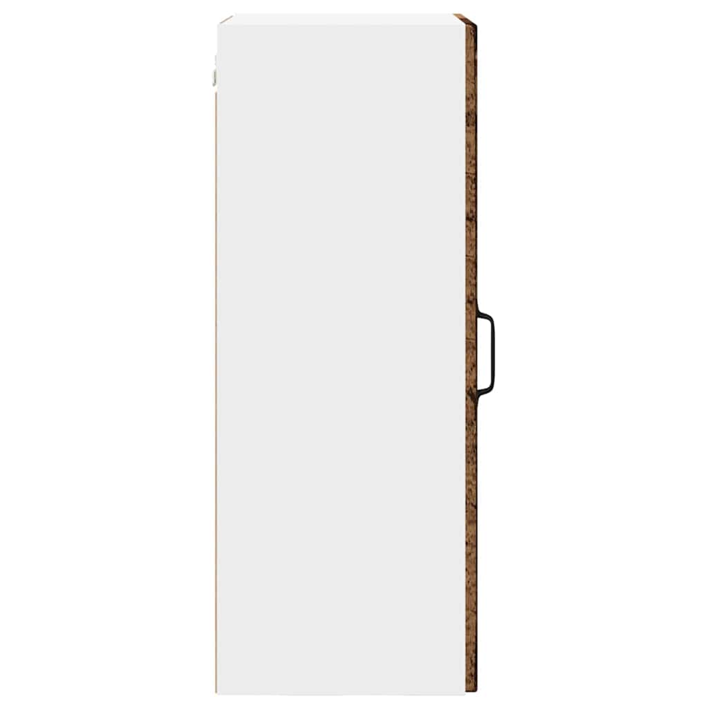 Köksskåp med hylla Gammalt trä 40 x 31 x 80 cm Konstruerat trä