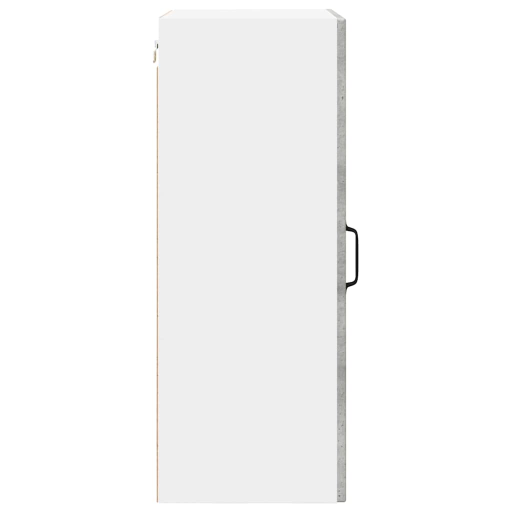 Köksskåp med hylla Betonggrå 50 x 31 x 80 cm Konstruerat trä