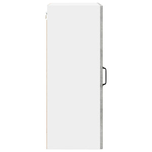 Köksskåp med hylla Betonggrå 50 x 31 x 80 cm Konstruerat trä