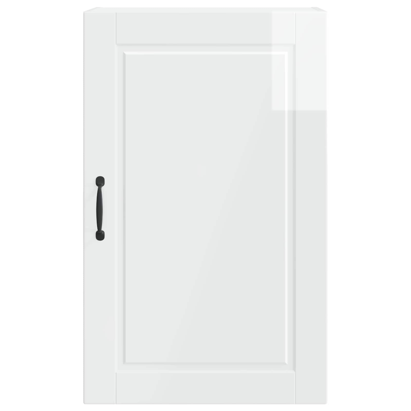 Köksskåp Högblanka vita 50 x 31 x 80 cm Konstruerat trä