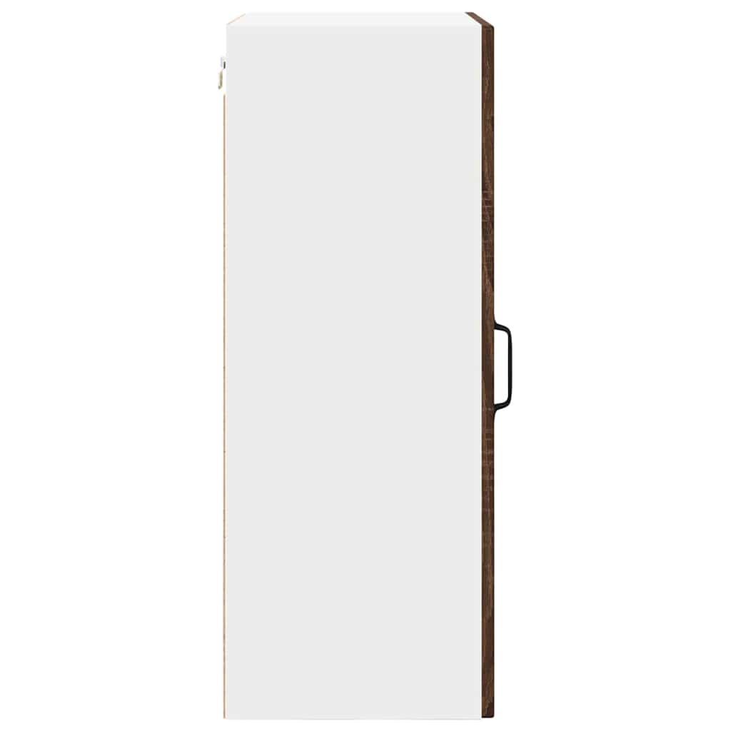 Köksskåp med hylla Brun Ek 50 x 31 x 80 cm Konstruerat trä