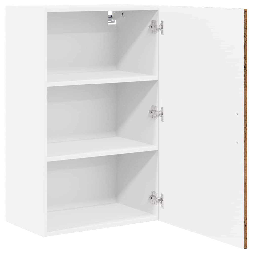 Köksskåp med hylla Gammalt trä 50 x 31 x 80 cm Konstruerat trä