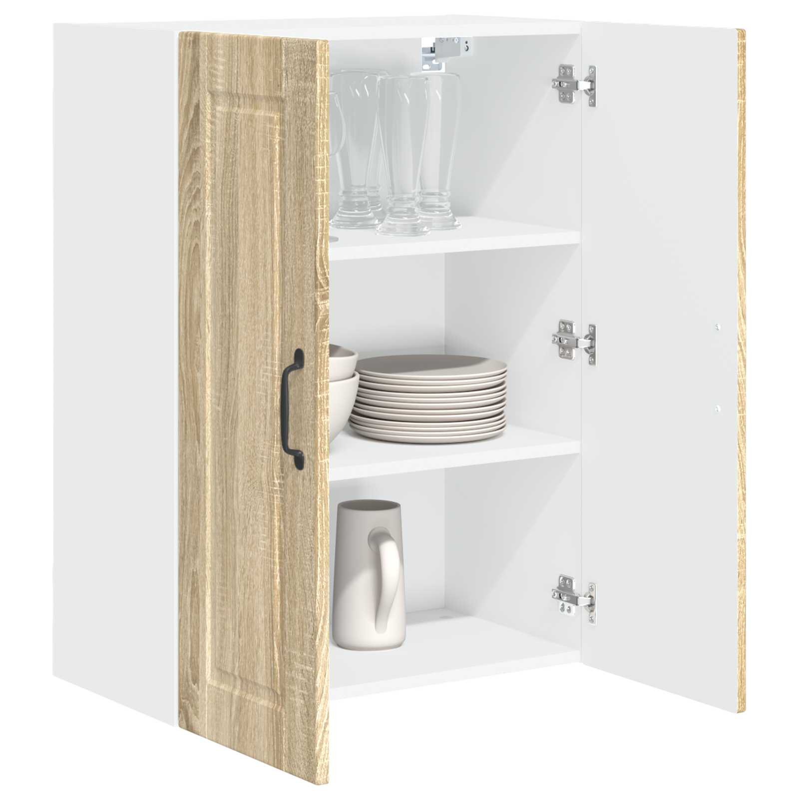 Köksskåp med hylla Sonoma-ek 60 x 31 x 80 cm Konstruerat trä