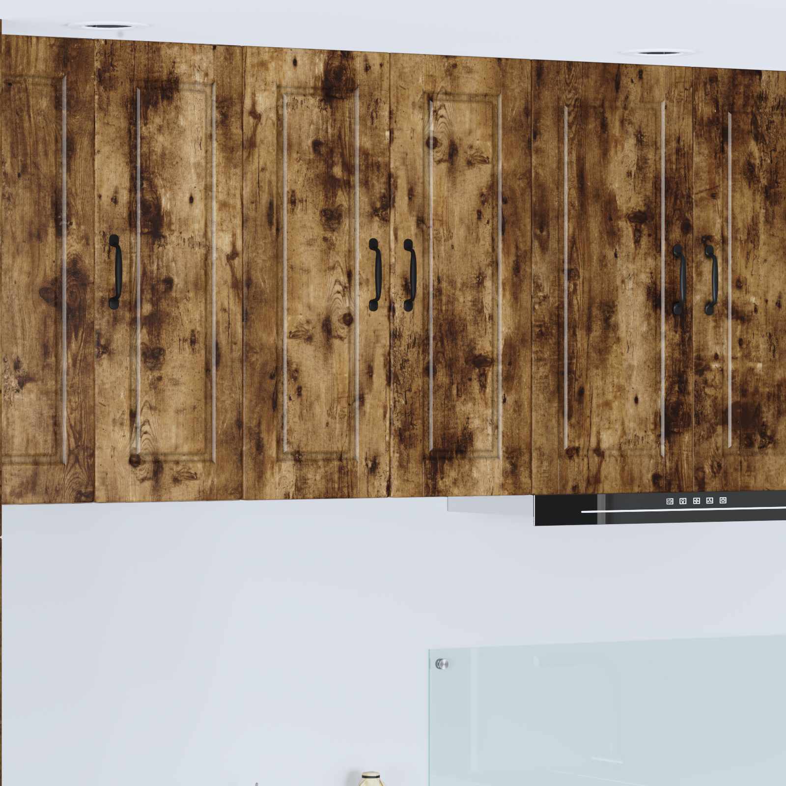 Köksskåp med hylla Rökt ek 60 x 31 x 80 cm Konstruerat trä