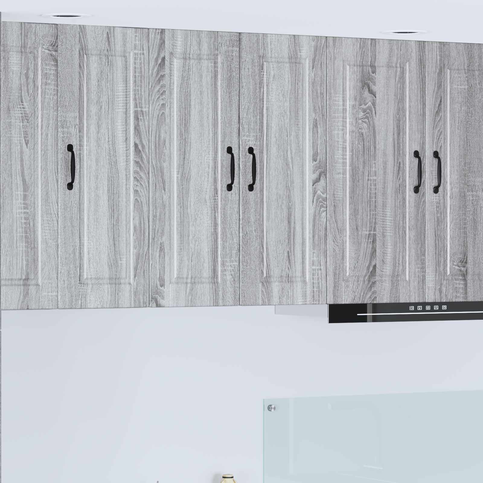 Köksskåp med hylla Grå Sonoma 60 x 31 x 80 cm Konstruerat trä