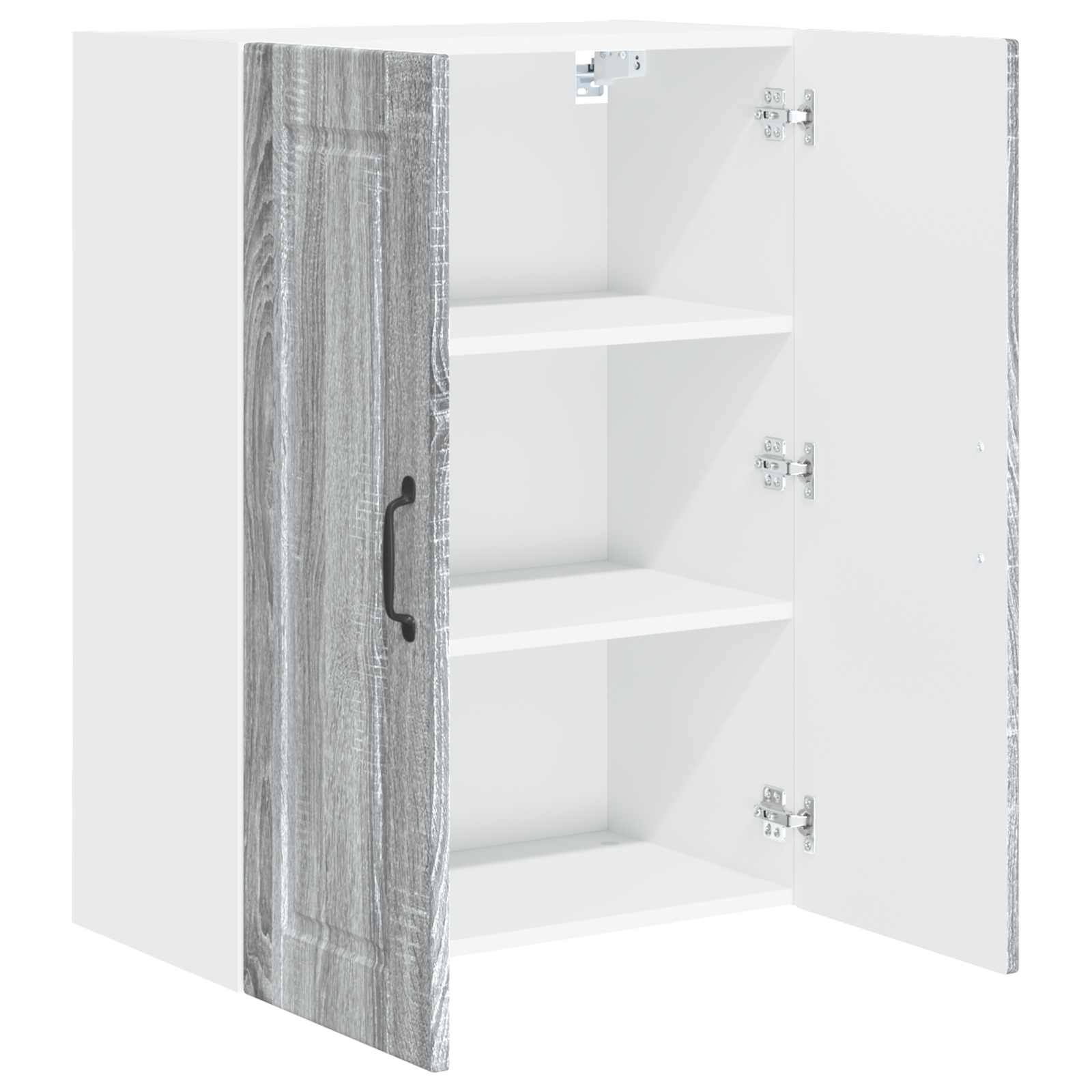 Köksskåp med hylla Grå Sonoma 60 x 31 x 80 cm Konstruerat trä