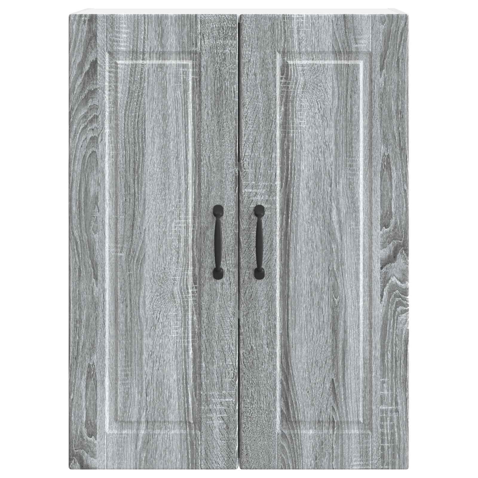 Köksskåp med hylla Grå Sonoma 60 x 31 x 80 cm Konstruerat trä