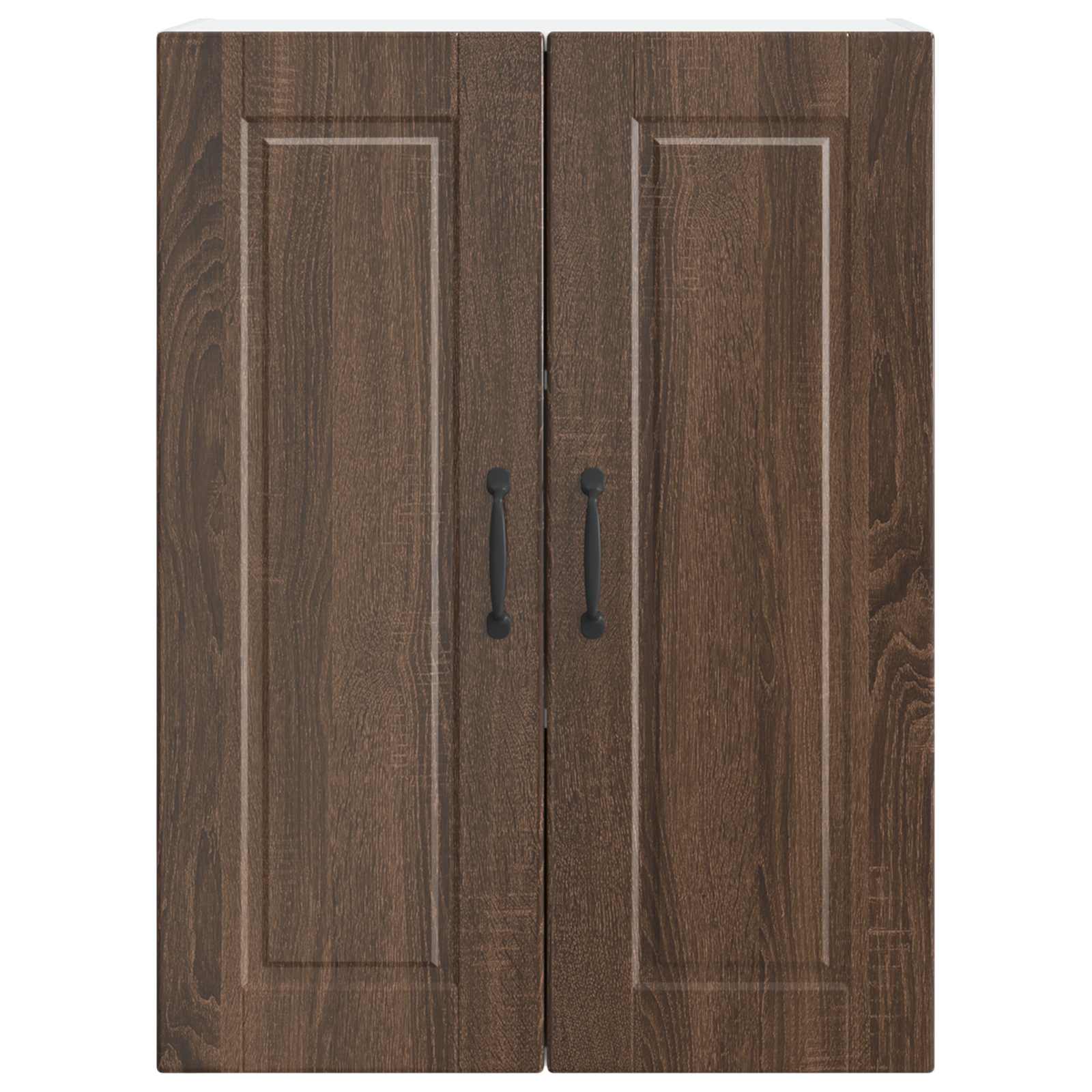 Köksskåp med hylla Brun Ek 60 x 31 x 80 cm Konstruerat trä