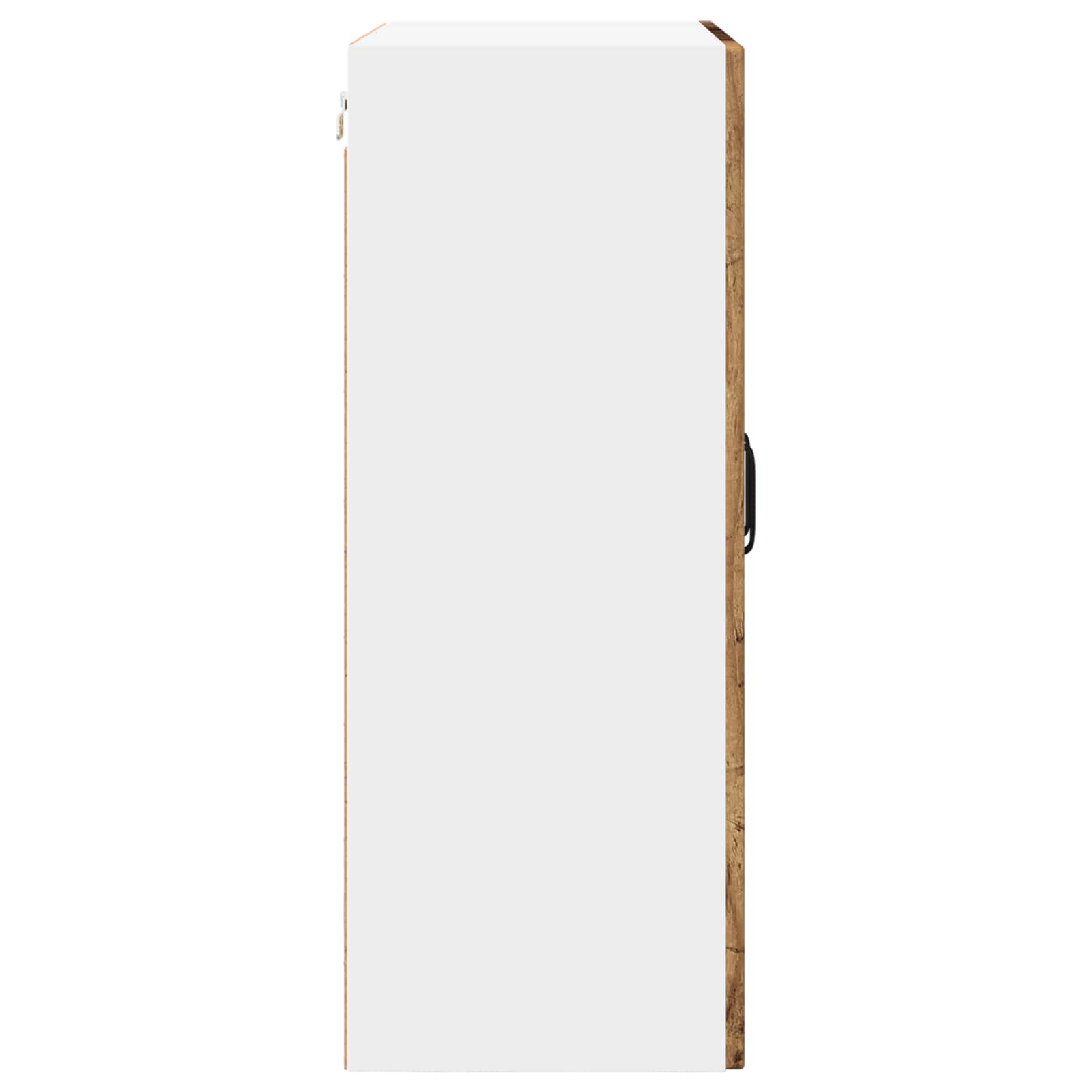 Köksskåp med hylla Gammalt trä 60 x 31 x 80 cm Konstruerat trä