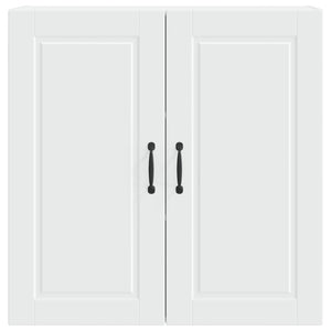 Köksskåp med hylla med dörr Vit 80 x 31 x 80 cm Konstruerat trä