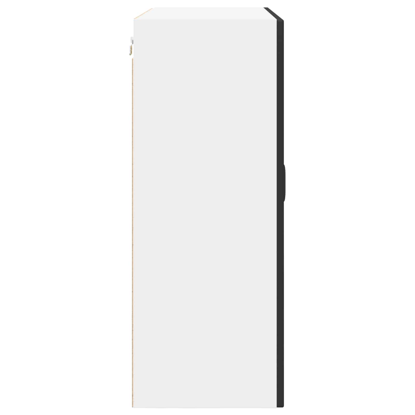 Köksskåp med hylla Svart 80 x 31 x 80 cm Konstruerat trä