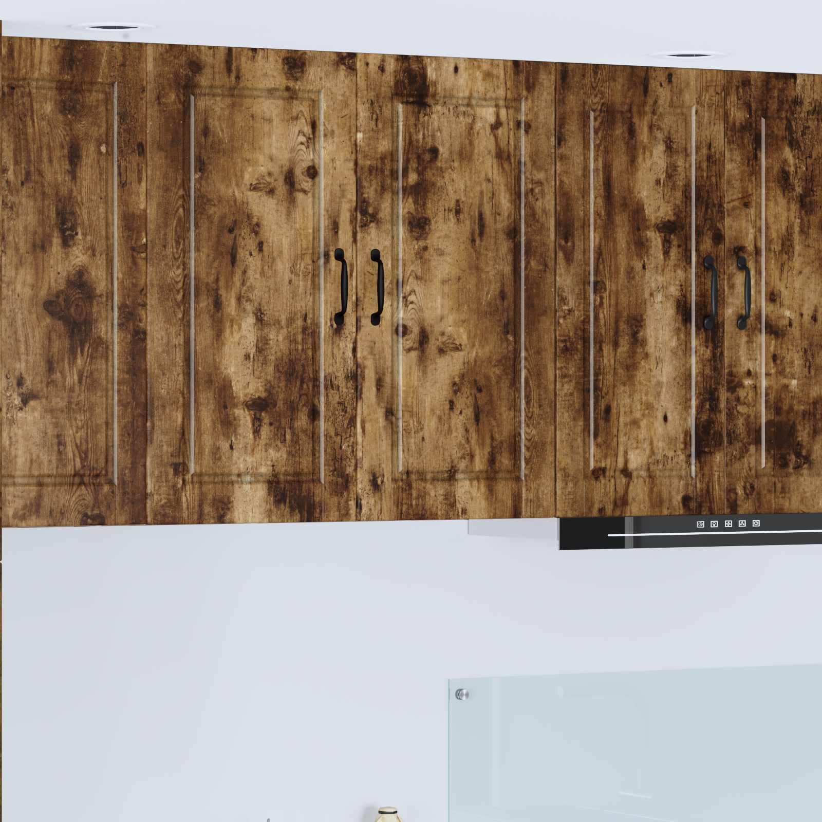 Köksskåp med hylla Rökt ek 80 x 31 x 80 cm Konstruerat trä