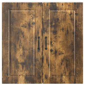 Köksskåp med hylla Rökt ek 80 x 31 x 80 cm Konstruerat trä