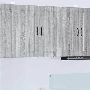 Köksskåp med hylla Grå Sonoma 80 x 31 x 80 cm Konstruerat trä