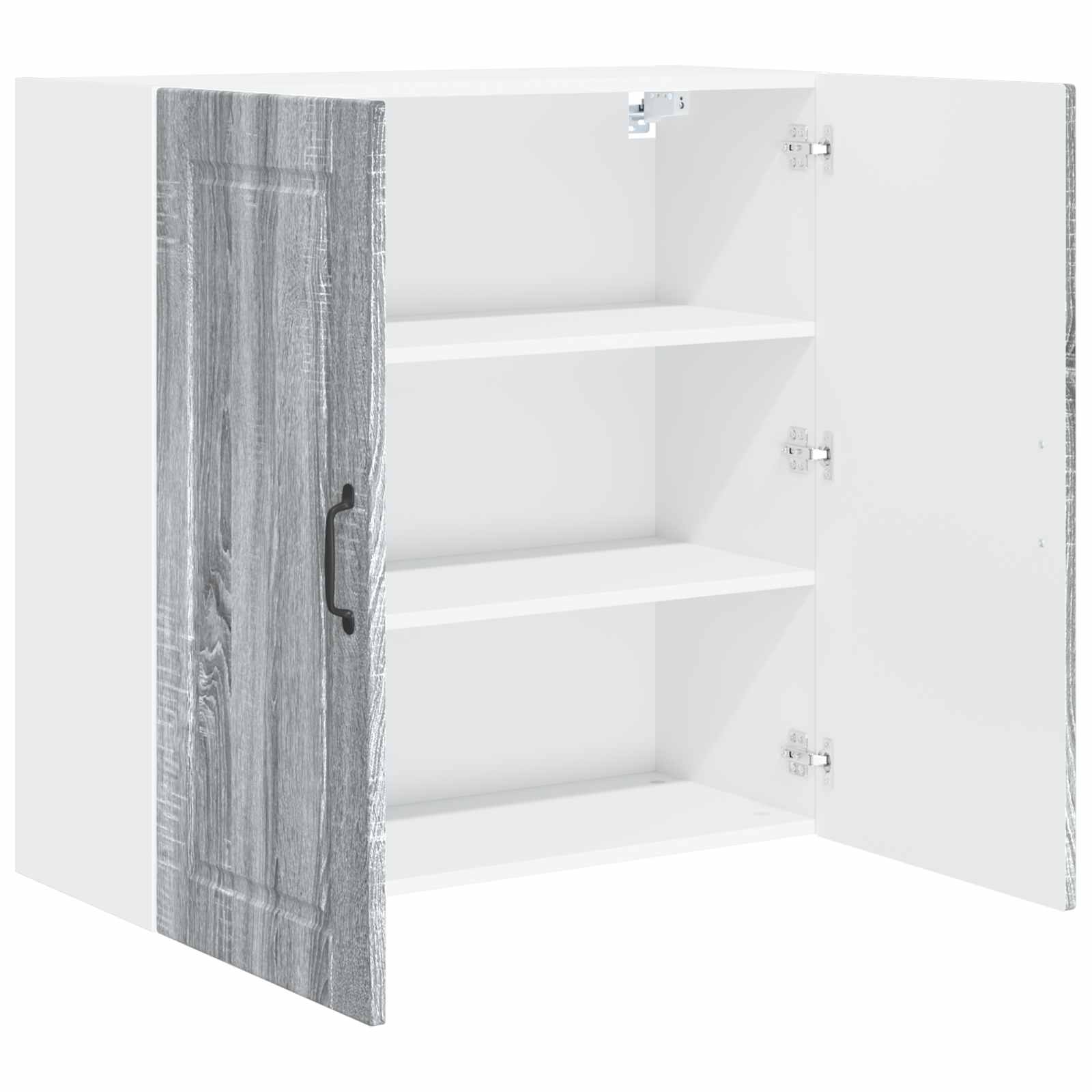 Köksskåp med hylla Grå Sonoma 80 x 31 x 80 cm Konstruerat trä