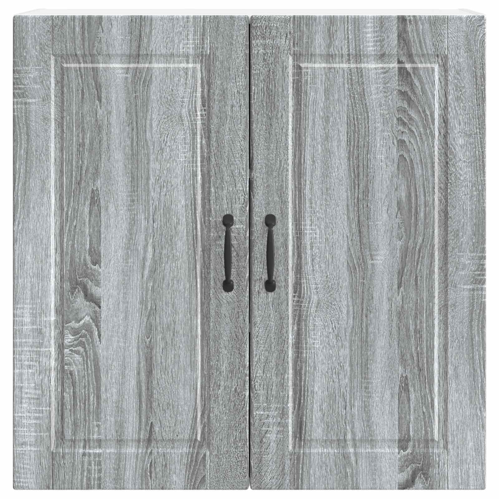 Köksskåp med hylla Grå Sonoma 80 x 31 x 80 cm Konstruerat trä