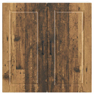 Köksskåp med hylla Gammalt trä 80 x 31 x 80 cm Konstruerat trä