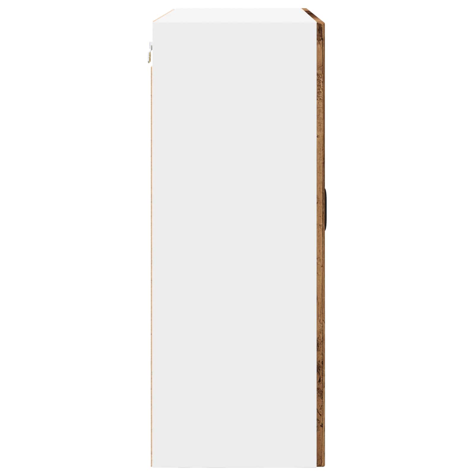 Köksskåp med hylla Gammalt trä 80 x 31 x 80 cm Konstruerat trä