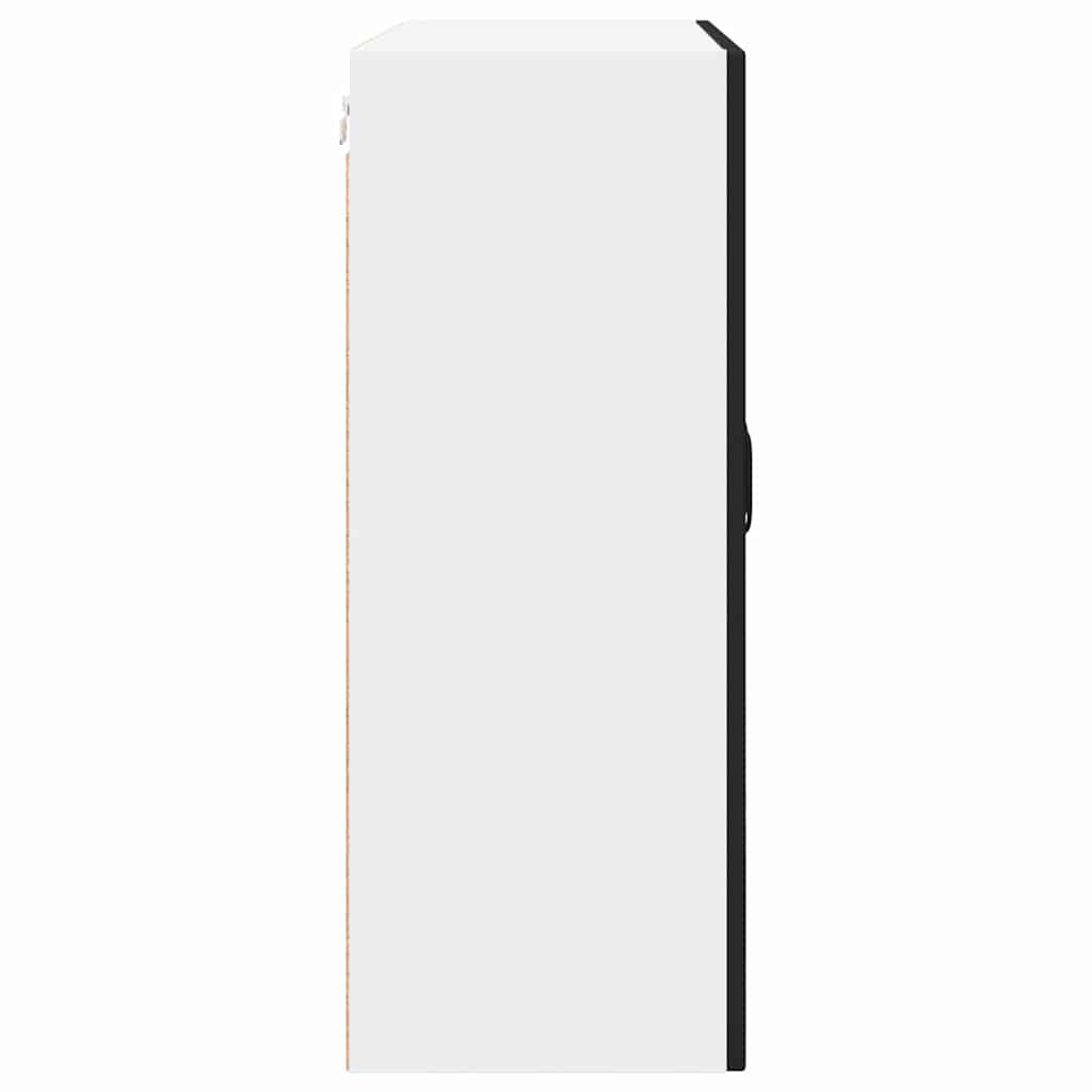 Köksskåp med hylla Svart 80 x 31 x 80 cm Konstruerat trä