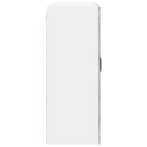 Köksskåp med hylla Betonggrå 80 x 31 x 80 cm Konstruerat trä