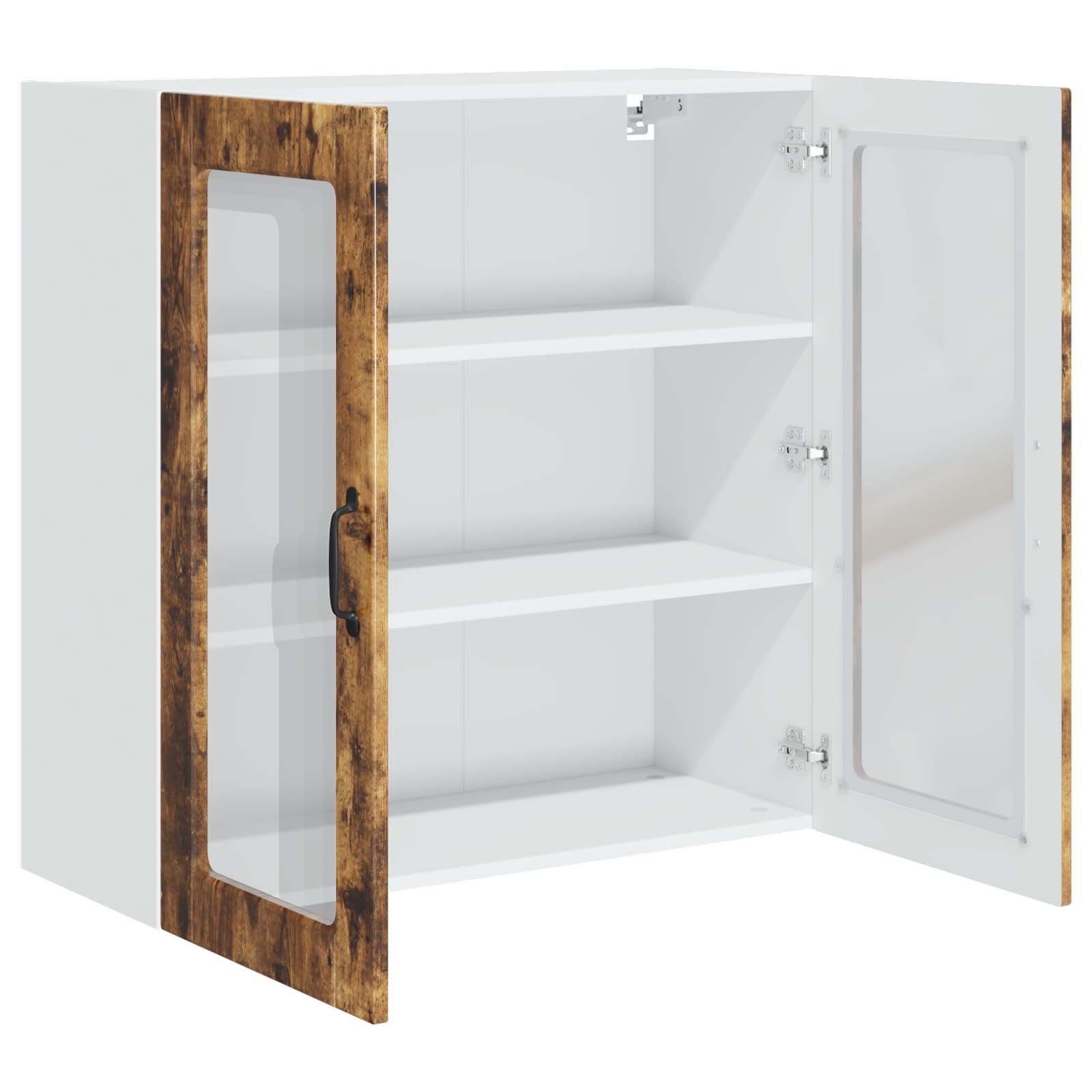 Köksskåp med hylla Rökt ek 80 x 31 x 80 cm Konstruerat trä