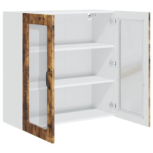 Köksskåp med hylla Rökt ek 80 x 31 x 80 cm Konstruerat trä