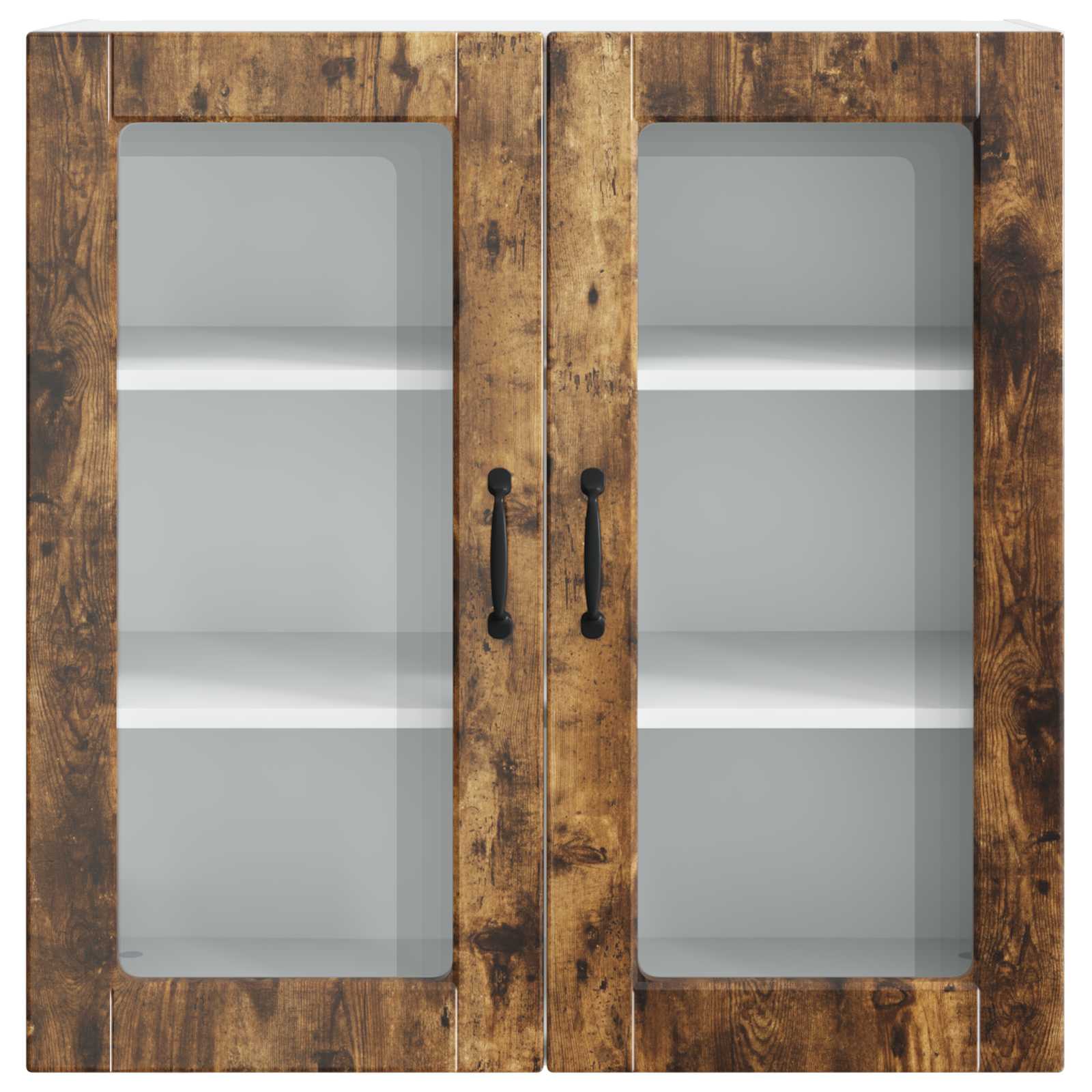 Köksskåp med hylla Rökt ek 80 x 31 x 80 cm Konstruerat trä