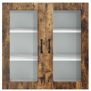 Köksskåp med hylla Rökt ek 80 x 31 x 80 cm Konstruerat trä