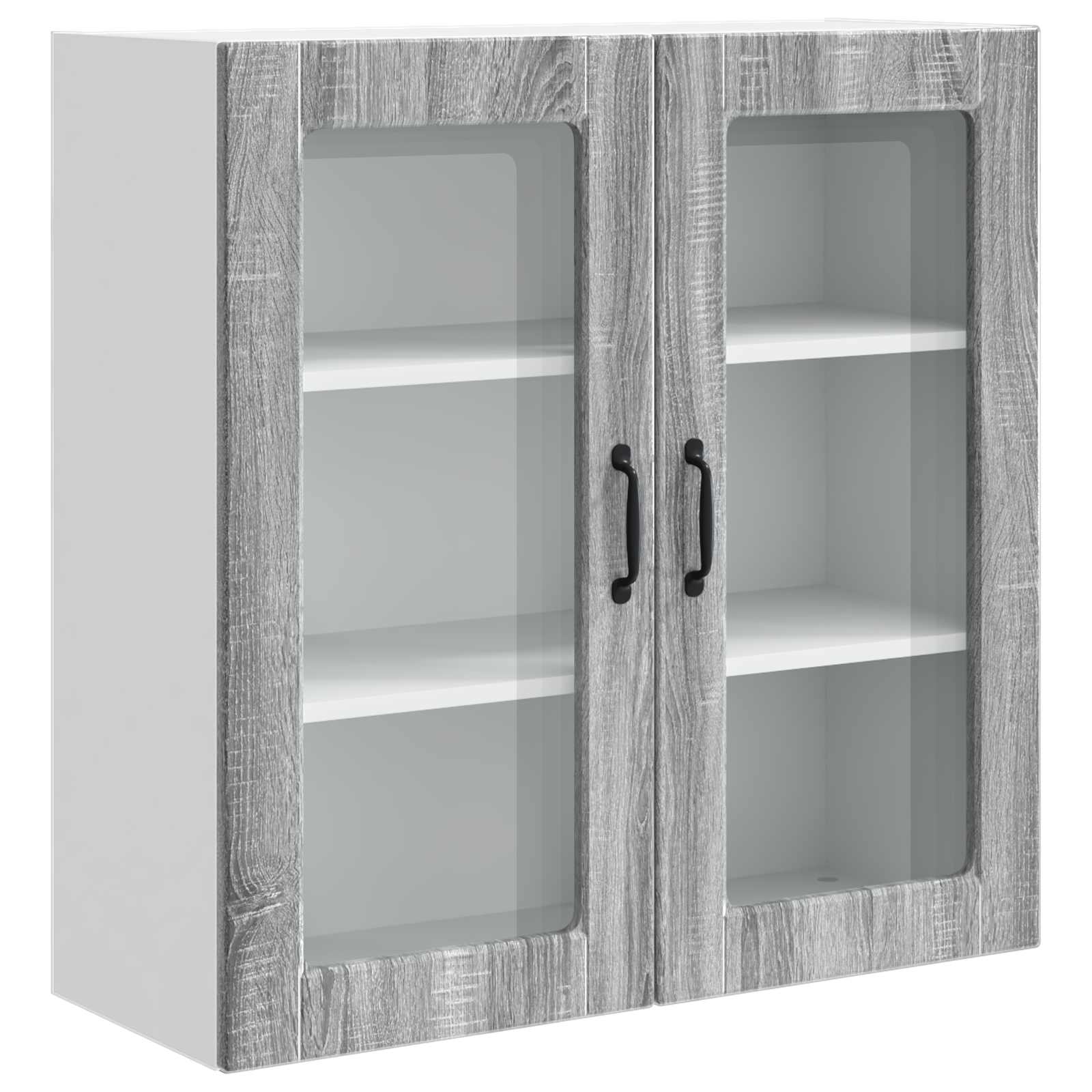 Köksskåp med hylla Grå Sonoma 80 x 31 x 80 cm Konstruerat trä