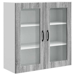 Köksskåp med hylla Grå Sonoma 80 x 31 x 80 cm Konstruerat trä