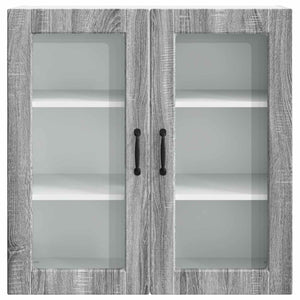 Köksskåp med hylla Grå Sonoma 80 x 31 x 80 cm Konstruerat trä