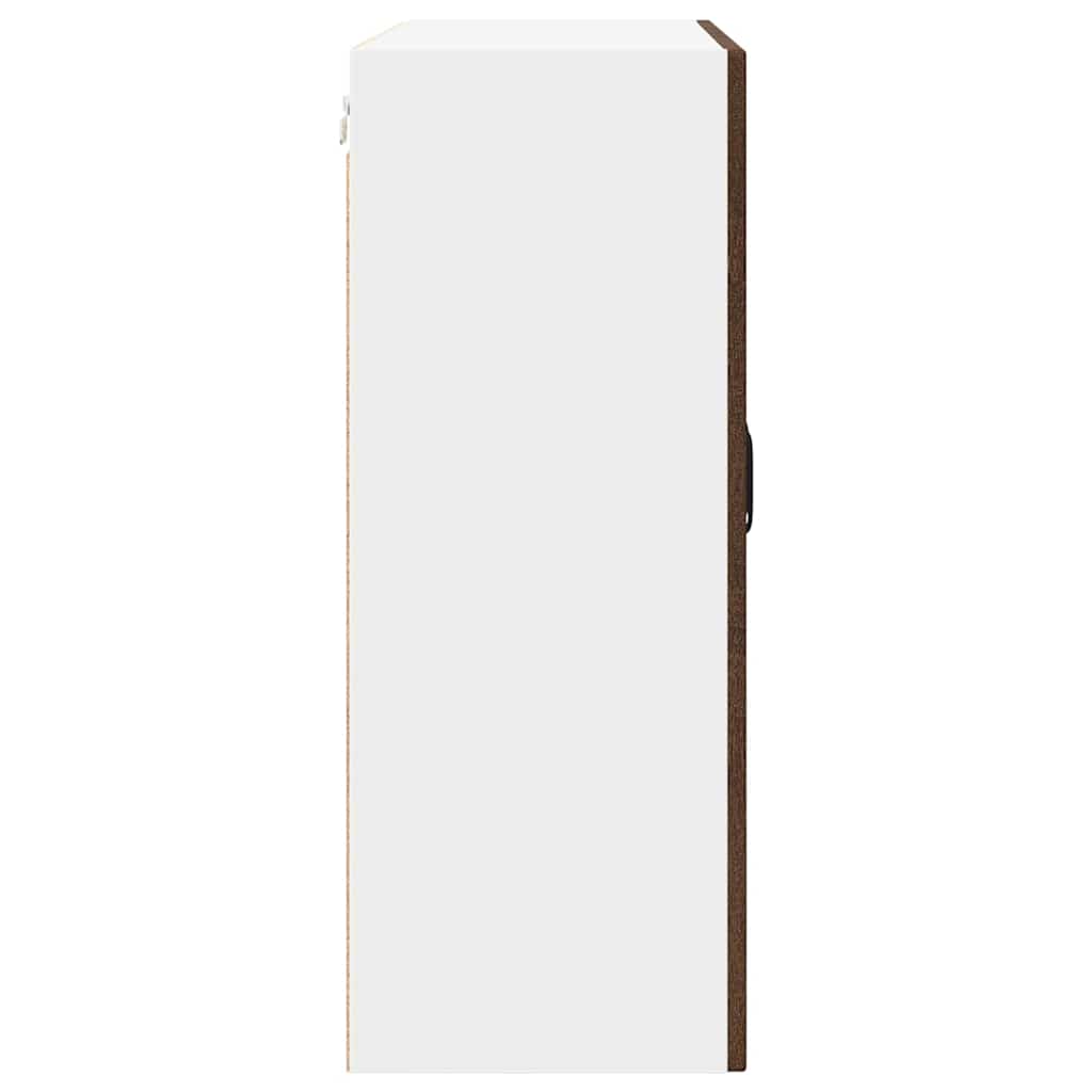 Köksskåp med hylla Brun Ek 80 x 31 x 80 cm Konstruerat trä