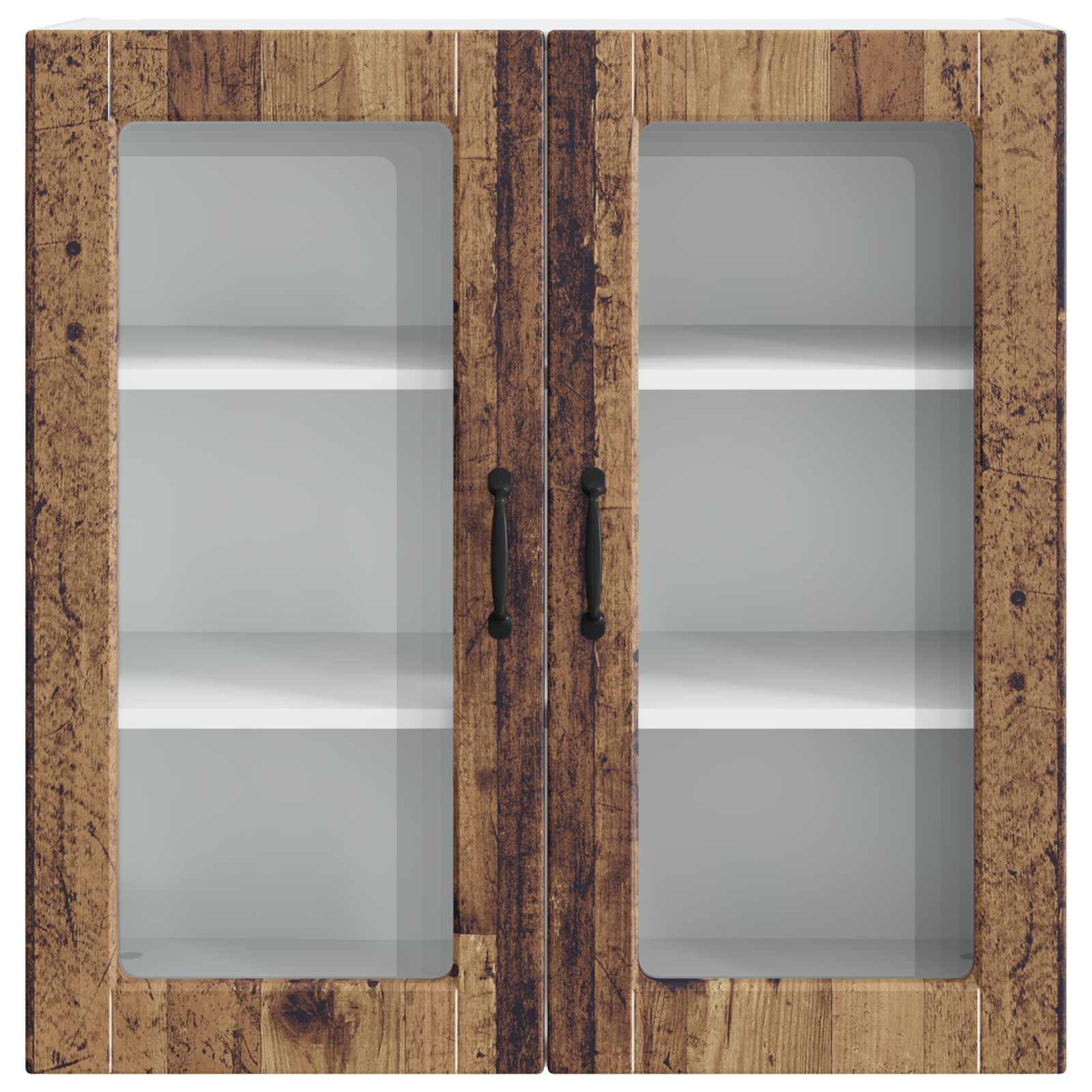 Köksskåp med hylla Gammalt trä 80 x 31 x 80 cm Konstruerat trä