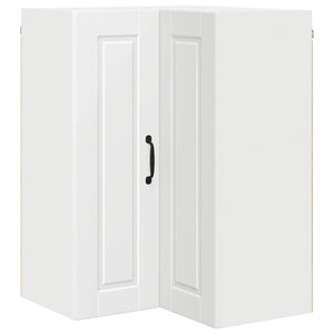 Köksskåp med hylla med dörr Vit 57 x 57 x 80 cm Konstruerat trä