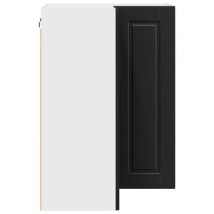 Köksskåp med hylla Svart 57 x 57 x 80 cm Konstruerat trä