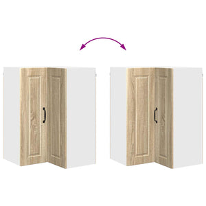 Köksskåp med hylla Sonoma-ek 57 x 57 x 80 cm Konstruerat trä