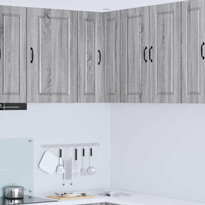 Köksskåp med hylla Grå Sonoma 57 x 57 x 80 cm Konstruerat trä