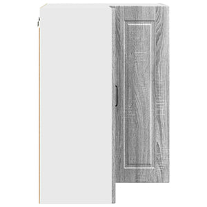 Köksskåp med hylla Grå Sonoma 57 x 57 x 80 cm Konstruerat trä