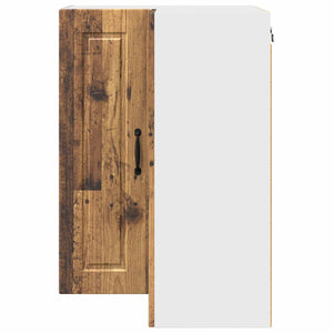 Köksskåp med hylla Gammalt trä 57 x 57 x 80 cm Konstruerat trä
