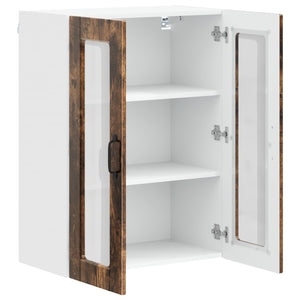 Köksskåp med hylla Rökt ek 60 x 31 x 80 cm Konstruerat trä