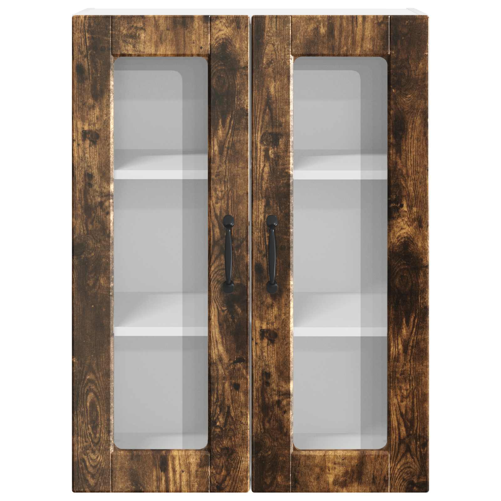 Köksskåp med hylla Rökt ek 60 x 31 x 80 cm Konstruerat trä