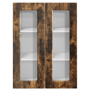 Köksskåp med hylla Rökt ek 60 x 31 x 80 cm Konstruerat trä